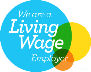 We are a Living Wage Employer logo